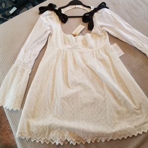 For Love and Lemons Eyelet Babydoll Dress